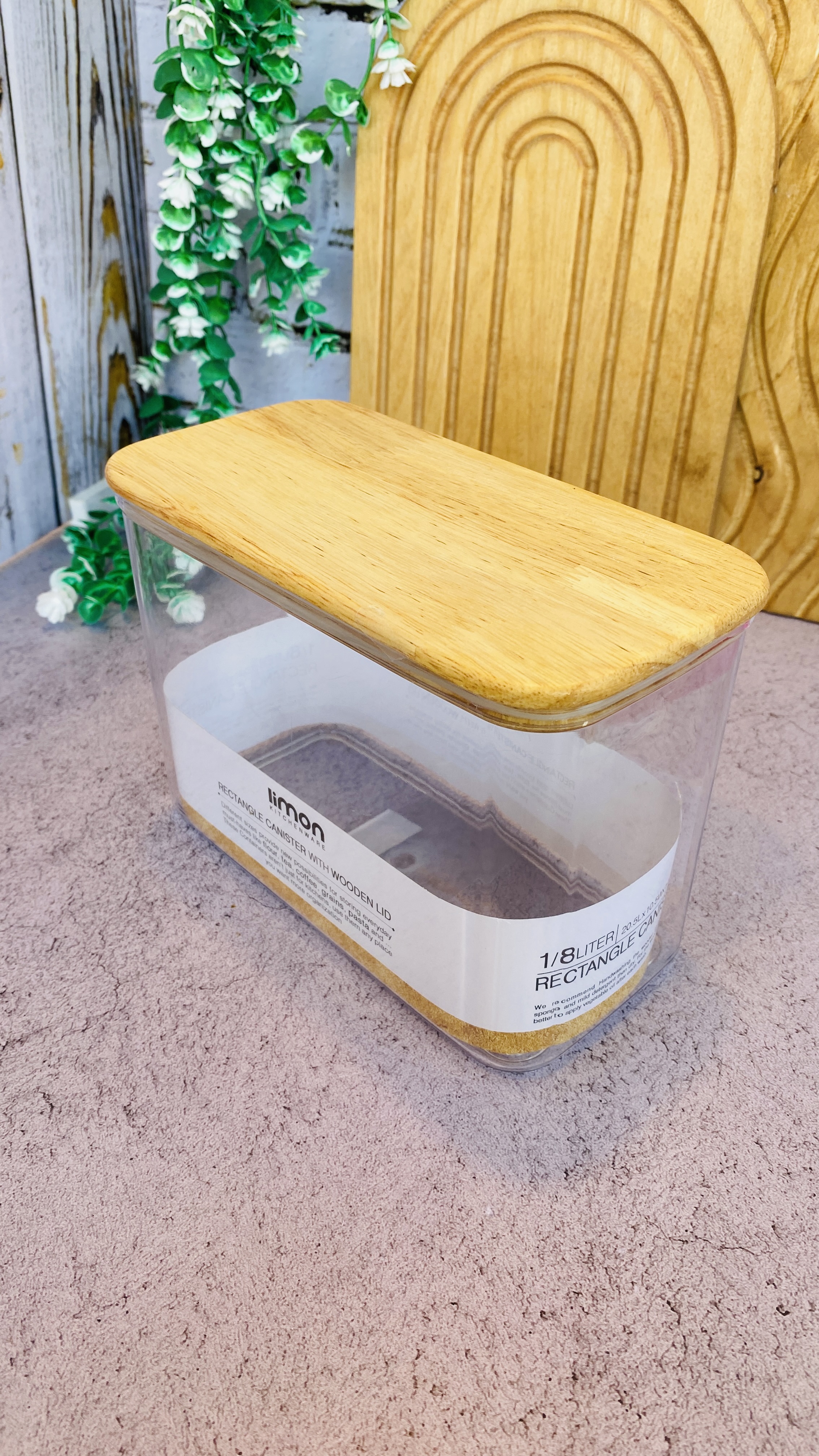 ظرف تنقلات و جبوبات اکرولیک درب بامبو